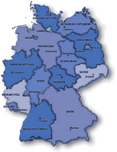 Navigation Deutschlandkarte
